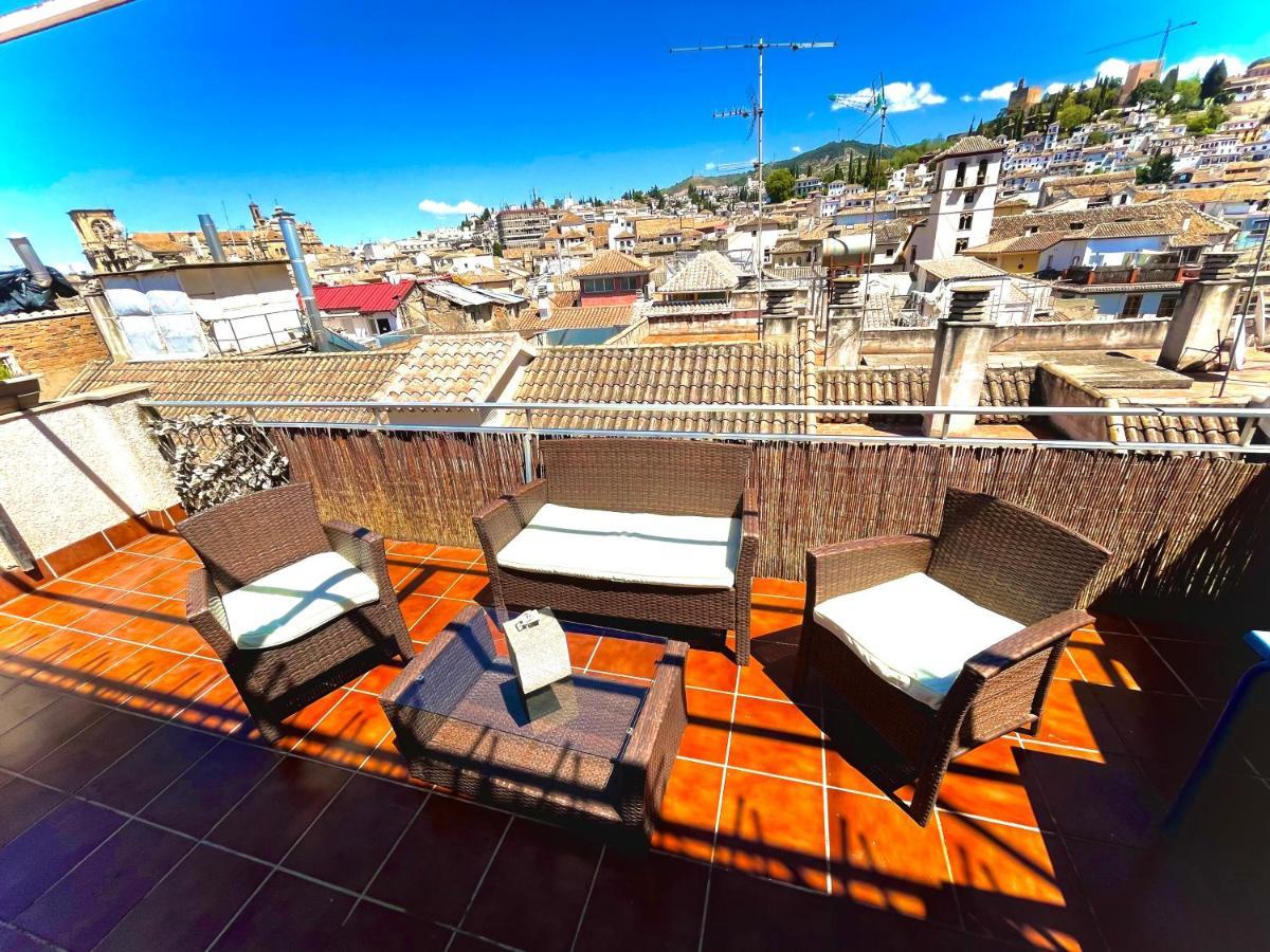 Appartamento Ático espectacular en pleno centro Granada Esterno foto