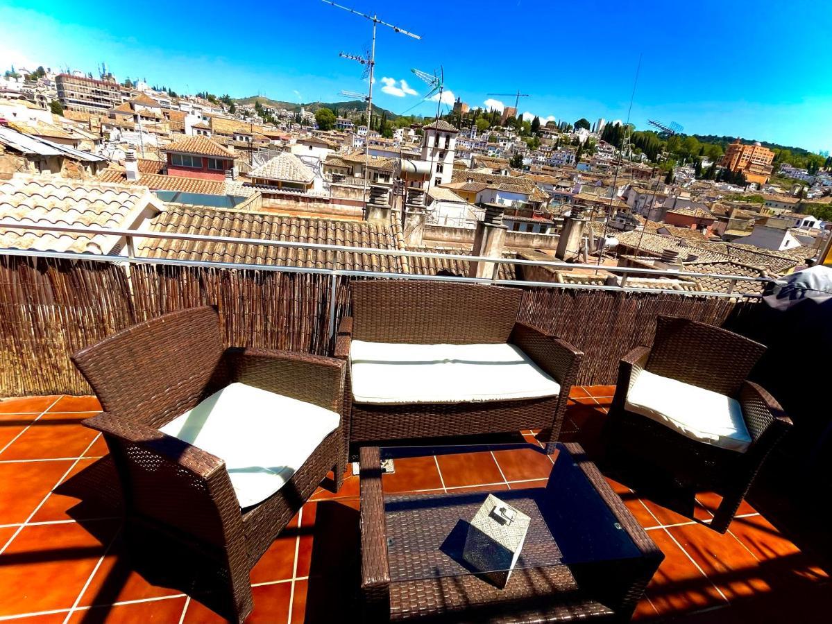 Appartamento Ático espectacular en pleno centro Granada Esterno foto